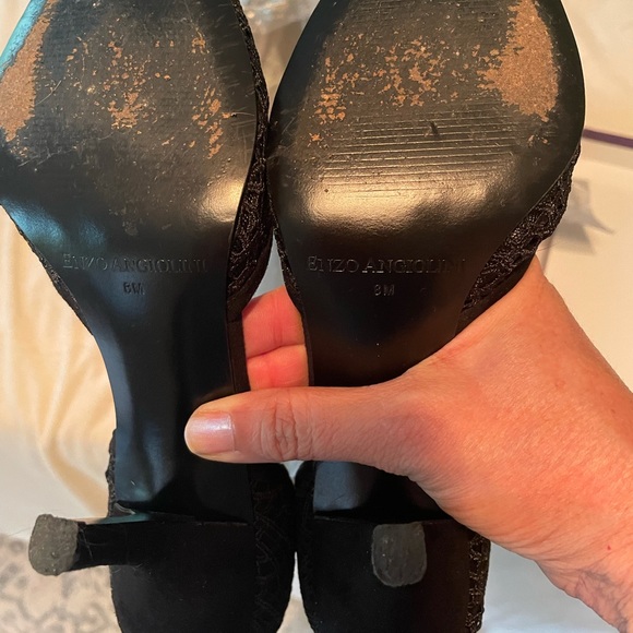 Cute black special occasion shoes, size 8. - Picture 5 of 5